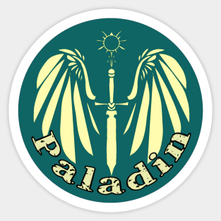 Paladin Icon Sticker